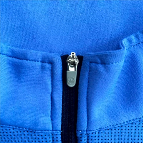 Peter Millar Crown Sport Perth Dip Dye 1/4 Zip Golf Pullover Mens Large Blue - Picture 11 of 14